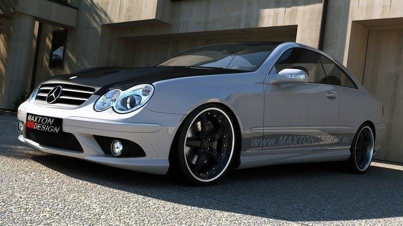 Maxton Design - Front Stoßstange für MERCEDES CLK W209 AMG LOOK - Aerowerk.
