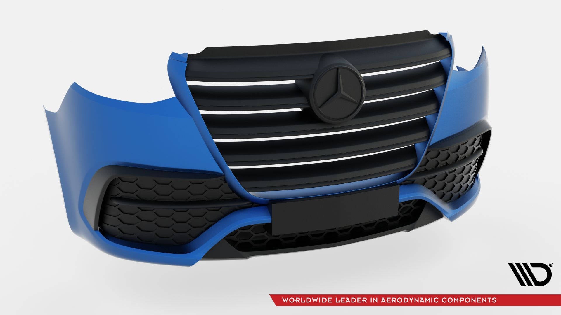 Maxton Design - Front Stoßstange + Splitter für Mercedes - Benz Sprinter Mk3 - Aerowerk.