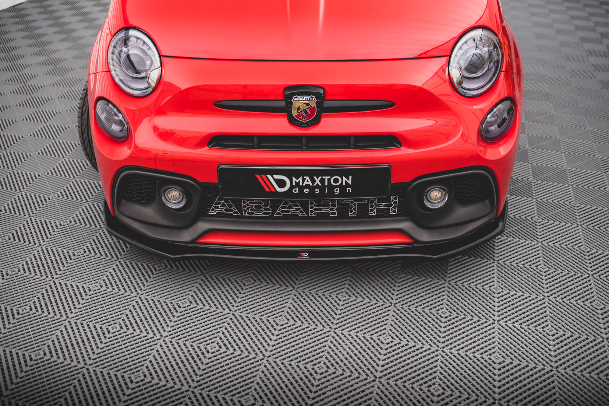 Maxton Design - Frontlippe für Abarth 595 Mk1 Facelift - Aerowerk.