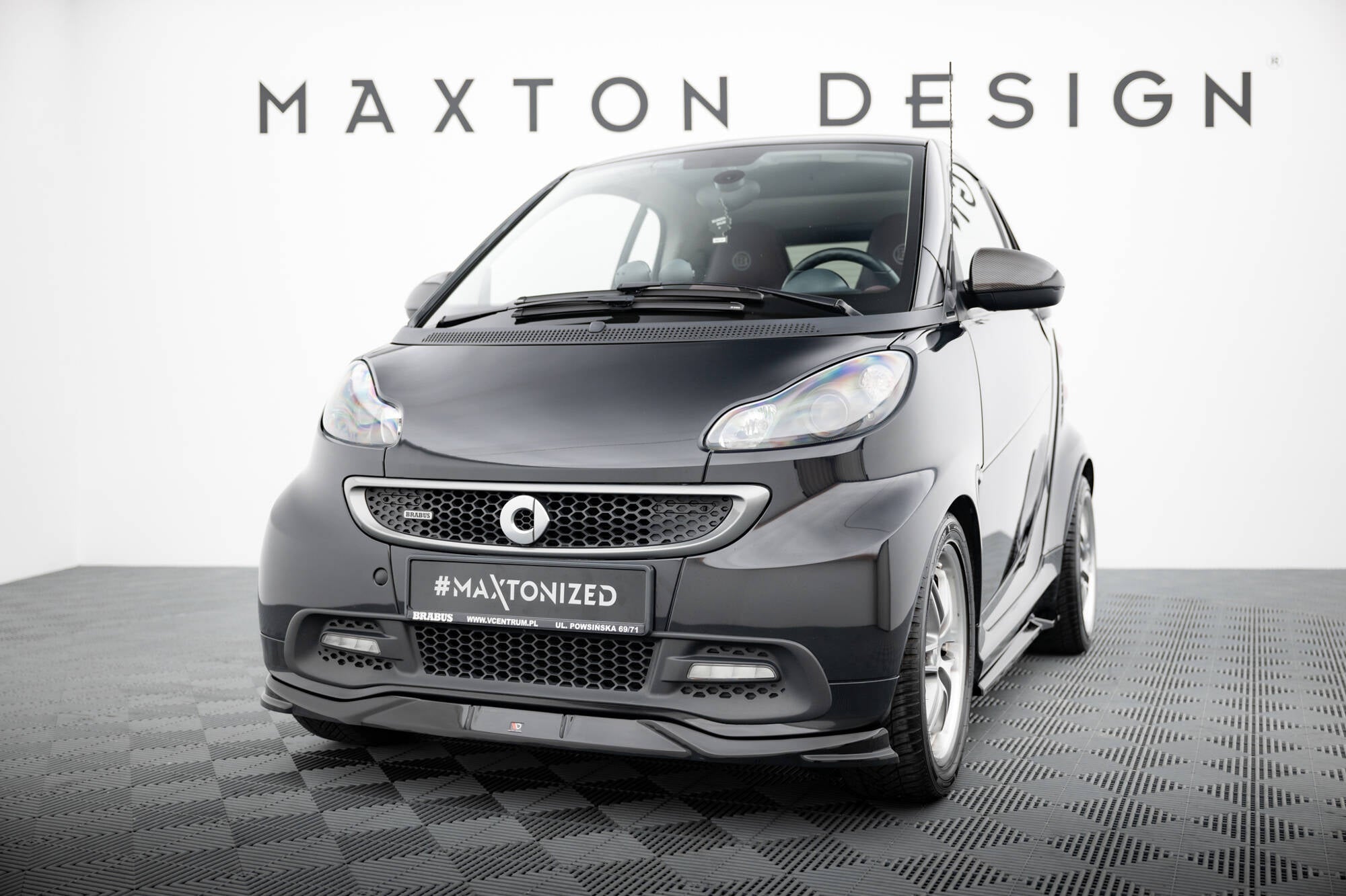 Maxton Design - Frontlippe für Brabus Smart Fortwo C451 Facelift - Aerowerk.