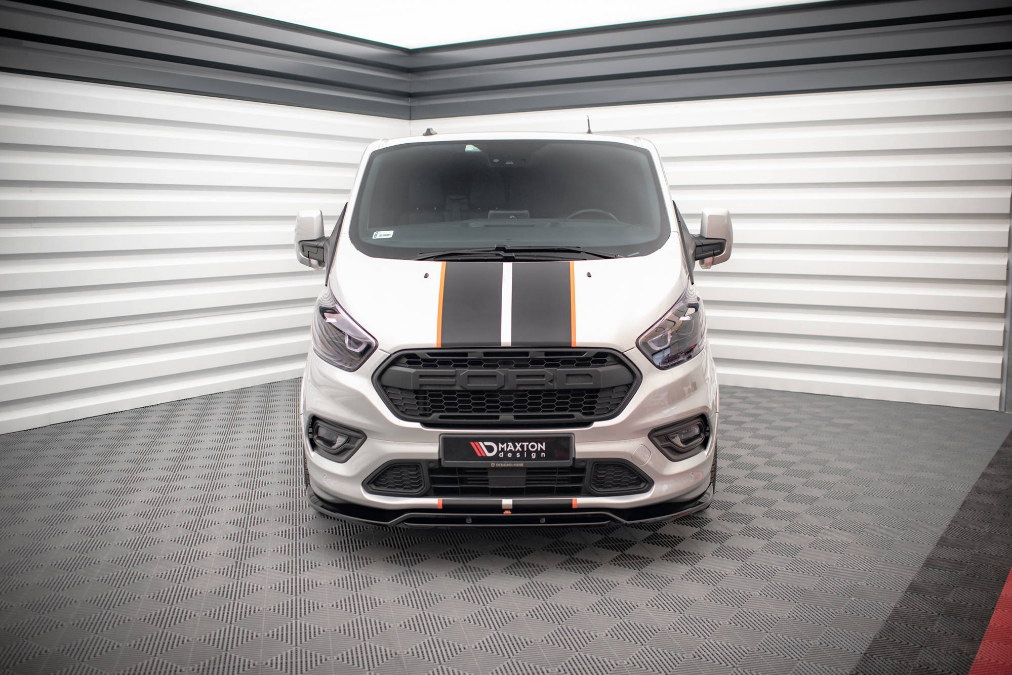 Maxton Design - Frontlippe für Ford Transit Custom ST - Line Mk1 Facelift - Aerowerk.