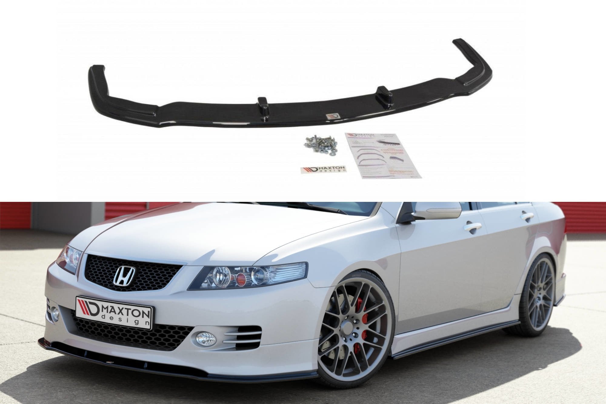 Maxton Design - Frontlippe für HONDA ACCORD VII TYPE - S - Aerowerk.