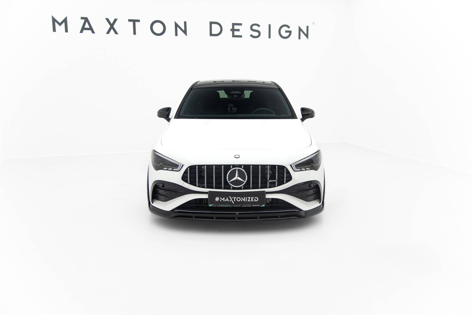 Maxton Design - Frontlippe für Mercedes - AMG CLA 35 Coupe / Shooting Brake C118 Facelift / X118 Facelift - Aerowerk.