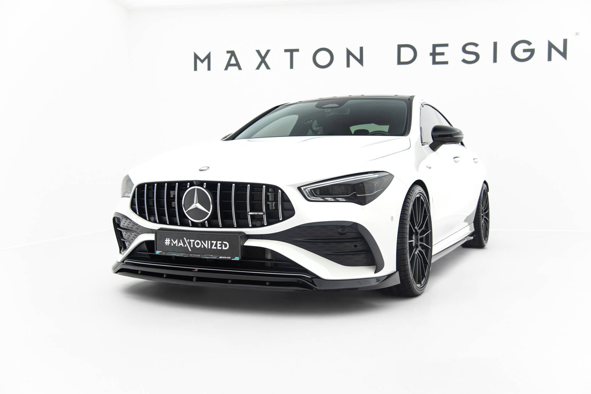 Maxton Design - Frontlippe für Mercedes - AMG CLA 35 Coupe / Shooting Brake C118 Facelift / X118 Facelift - Aerowerk.