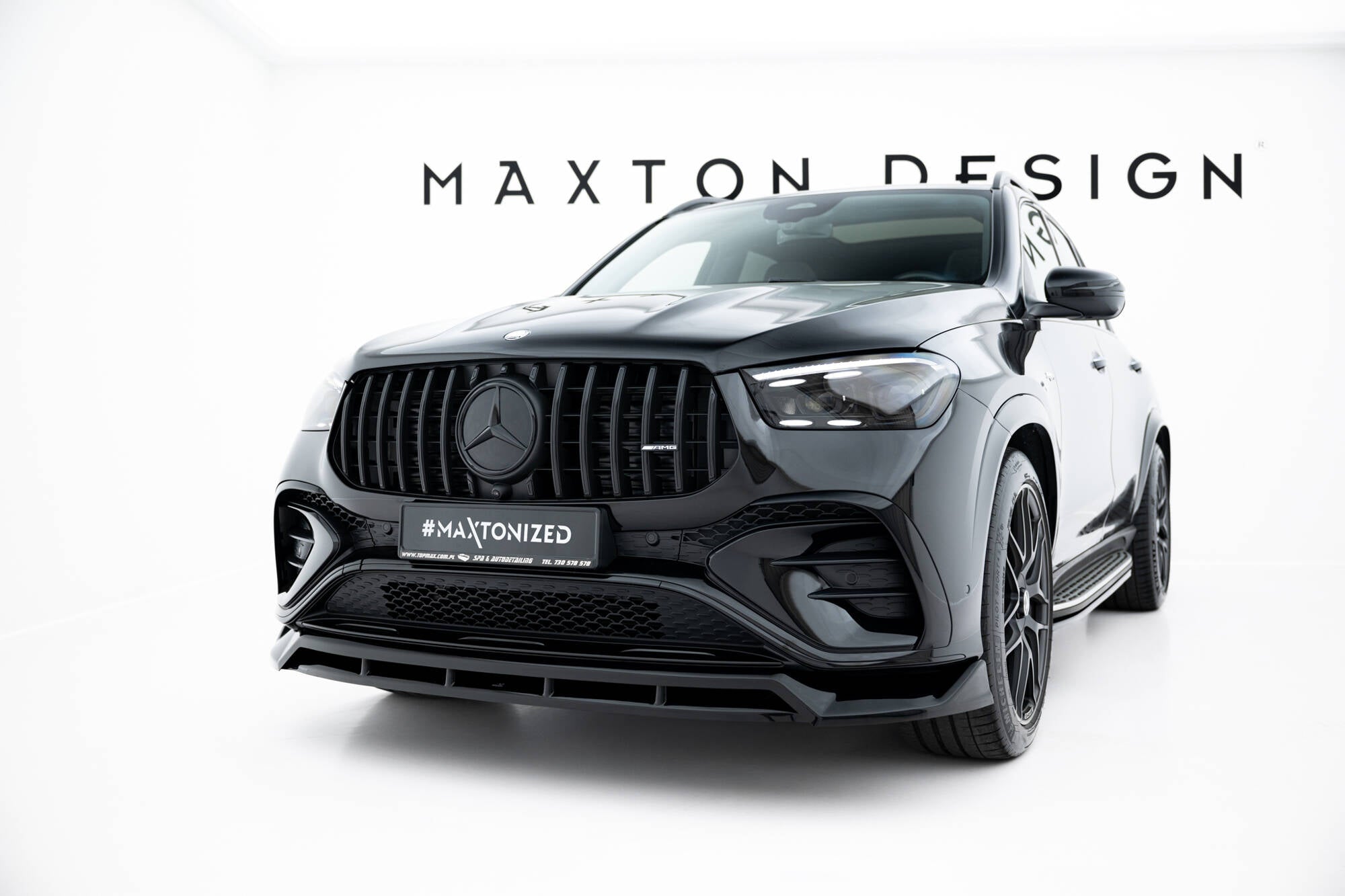 Maxton Design - Frontlippe für Mercedes - AMG GLE 53 / AMG - Line SUV / Coupe W167 Facelift / C167 Facelift - Aerowerk.