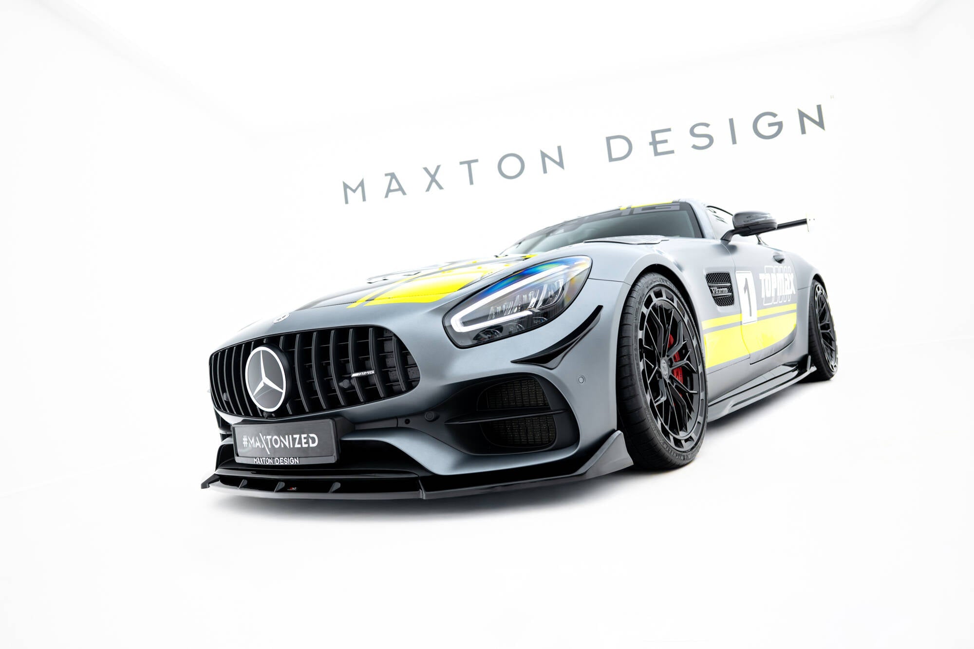 Maxton Design - Frontlippe für Mercedes - AMG GT C C190 Facelift - Aerowerk.