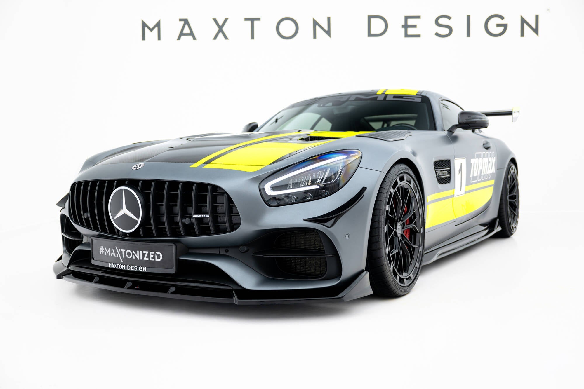 Maxton Design - Frontlippe für Mercedes - AMG GT C C190 Facelift - Aerowerk.