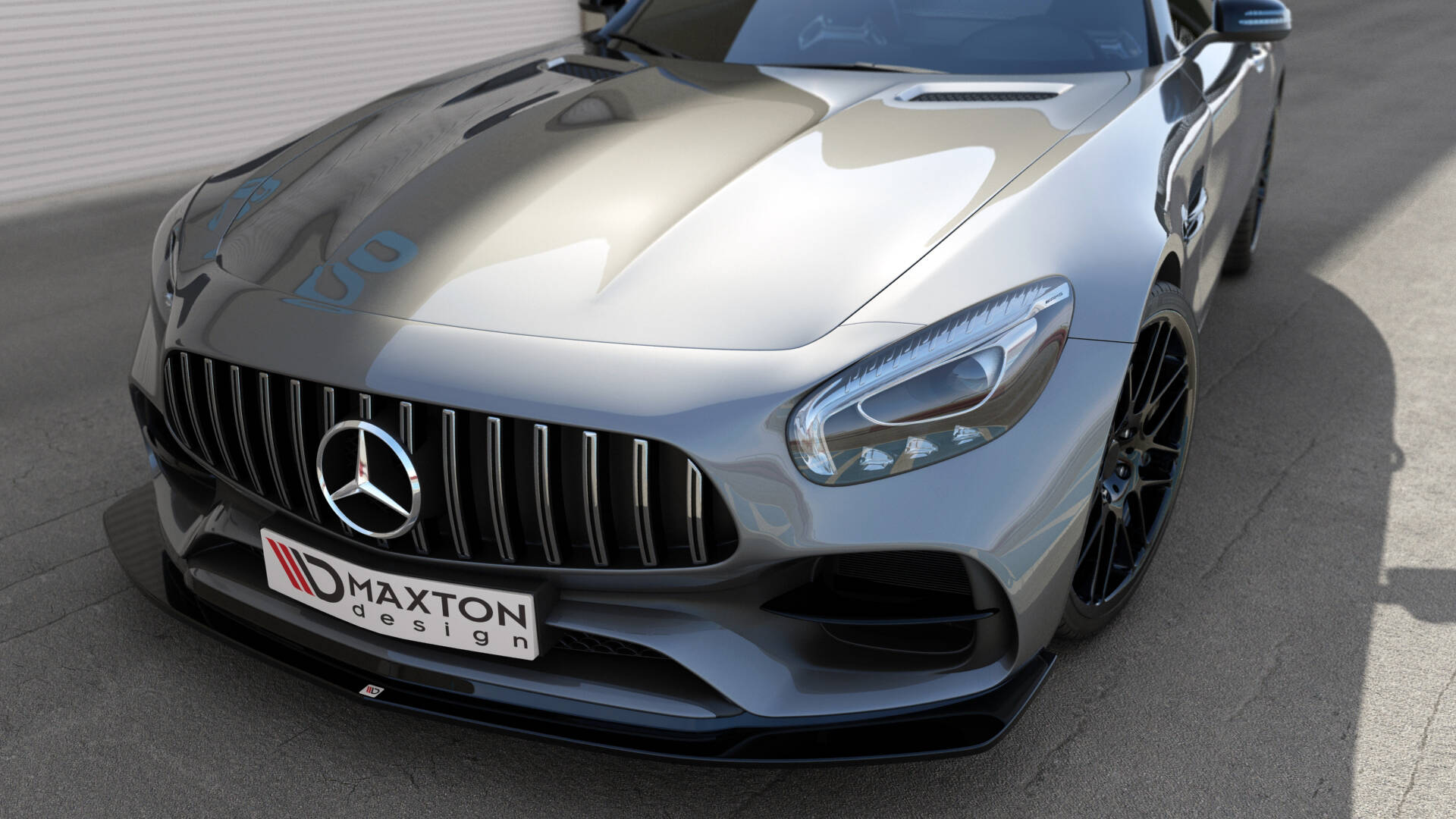 Maxton Design - Frontlippe für Mercedes - AMG GT S C190 Facelift - Aerowerk.