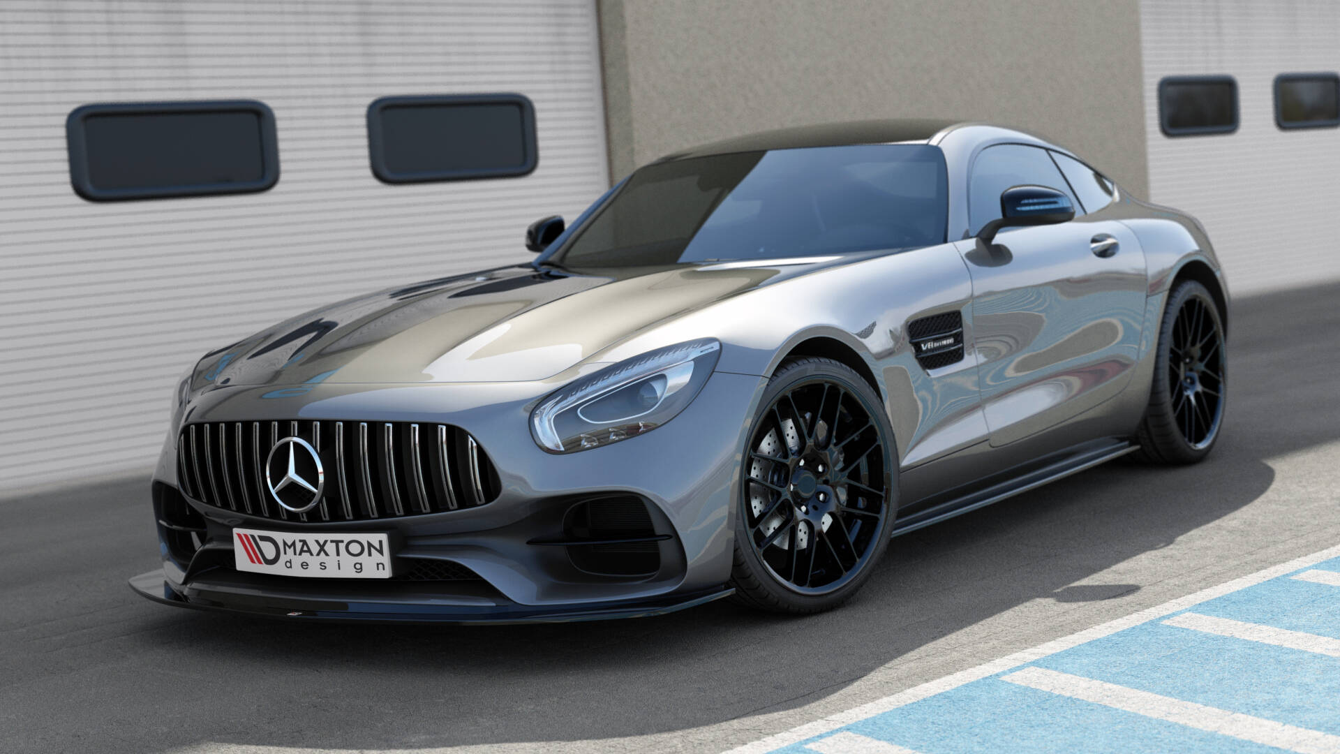 Maxton Design - Frontlippe für Mercedes - AMG GT S C190 Facelift - Aerowerk.