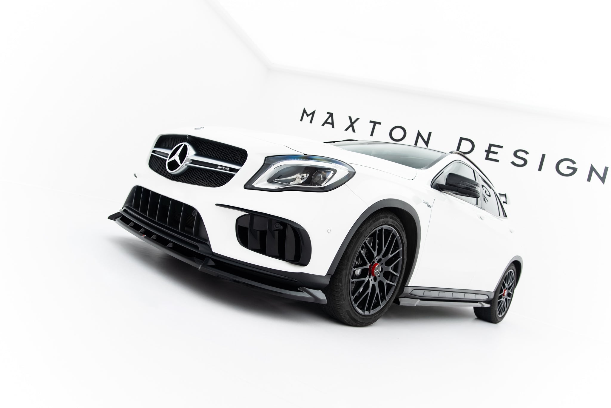 Maxton Design - Frontlippe für Mercedes - Benz GLA 45 AMG X156 Facelift - Aerowerk.