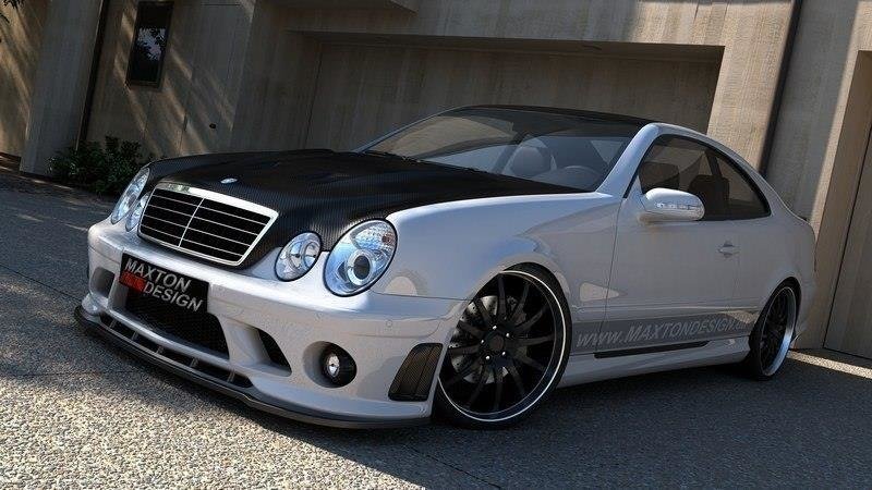 Maxton Design - Frontlippe für MERCEDES CLK W208 (FÜR ME - CLK - 208 - AMG204 - F1 Front Stoßstange) - Aerowerk.