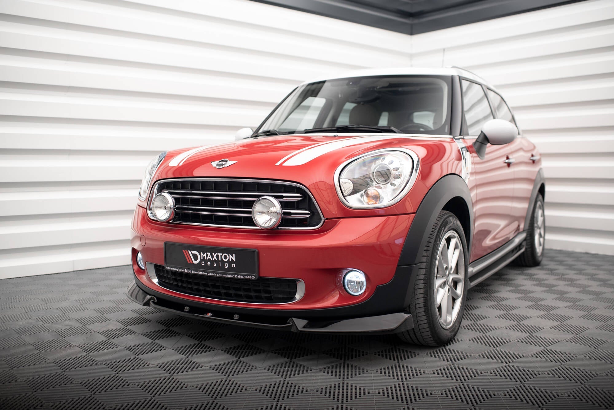 Maxton Design - Frontlippe für Mini Cooper Countryman R60 Facelift - Aerowerk.