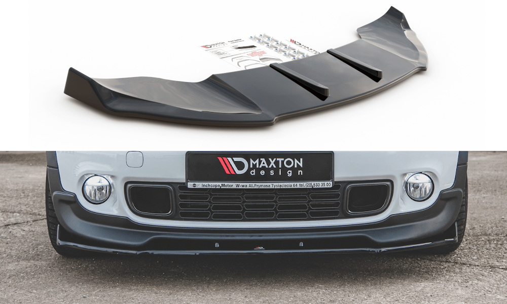 Maxton Design - Frontlippe für Mini Countryman Mk1 JCW schwarz matt - Aerowerk.