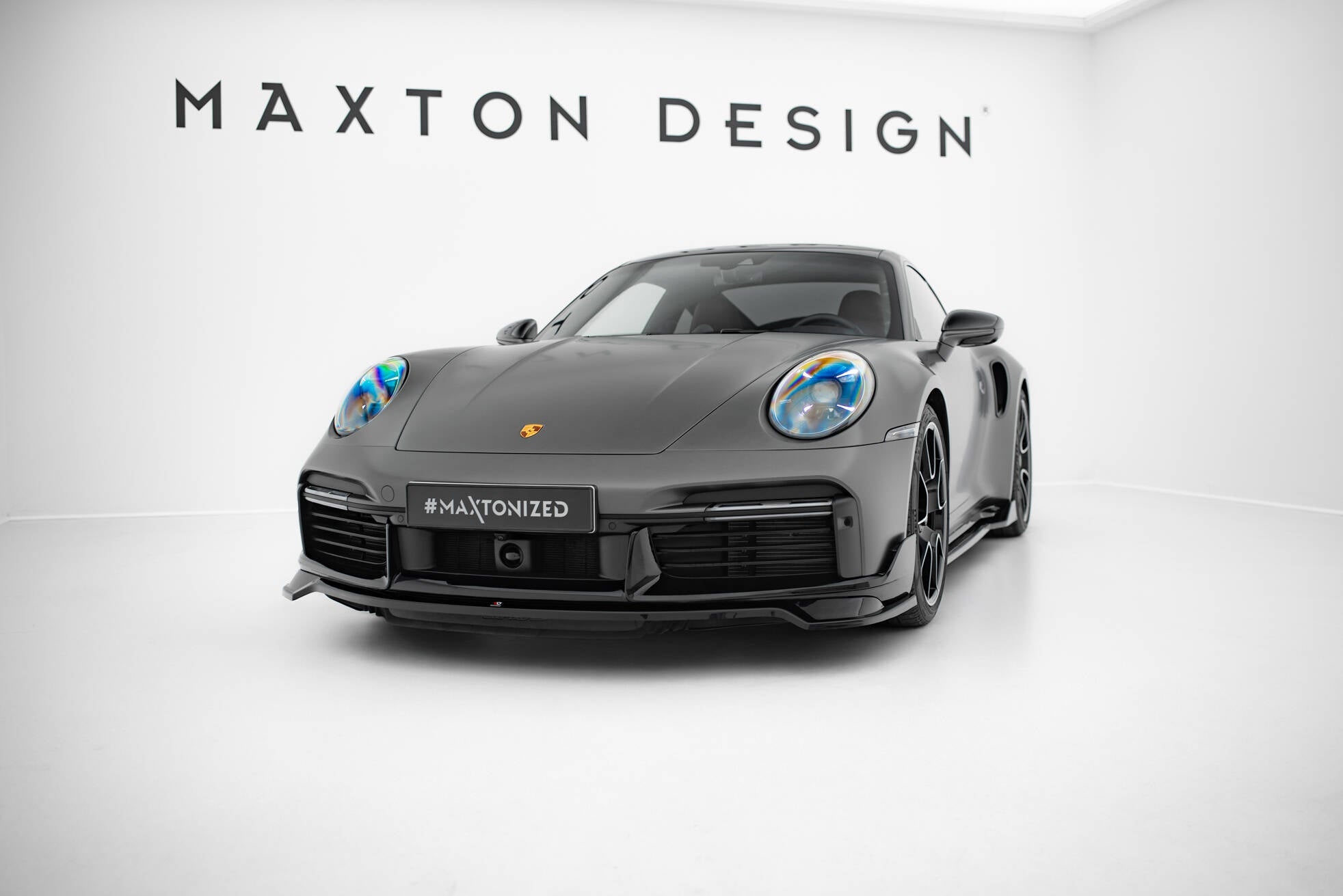 Maxton Design - Frontlippe für Porsche 911 Turbo S Sport Package 992 - Aerowerk.