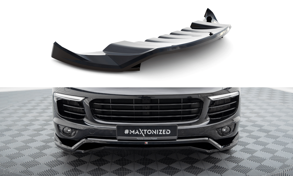 Maxton Design - Frontlippe für Porsche Cayenne Mk2 Facelift - Aerowerk.