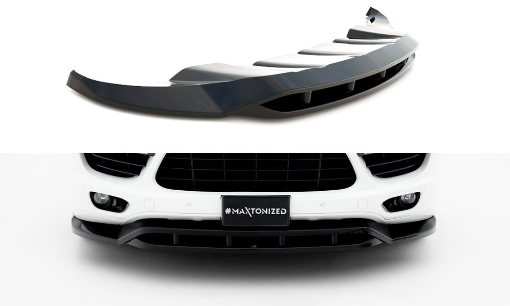 Maxton Design - Frontlippe für Porsche Cayenne Turbo / Standard Mk2 - Aerowerk.