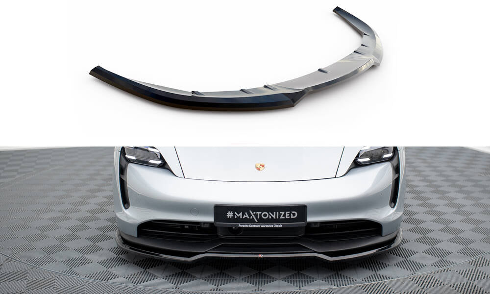Maxton Design - Frontlippe für Porsche Taycan / Taycan 4 / Taycan 4S / Taycan GTS Mk1 - Aerowerk.