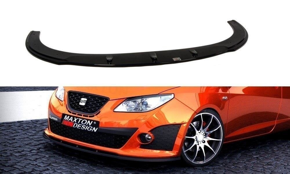 Maxton Design - Frontlippe für SEAT IBIZA IV CUPRA(6J) vor Facelift schwarz matt - Aerowerk.