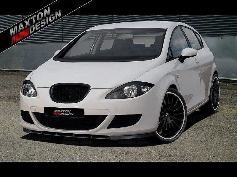 Maxton Design - Frontlippe für SEAT LEON MK2 (vor Facelift) schwarz matt - Aerowerk.