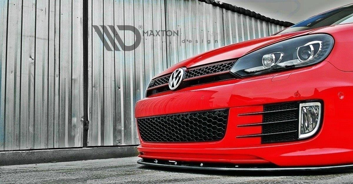 Maxton Design - Frontlippe für VER.2 VW GOLF 6 (FÜR GOLF GTI 35TH) - Aerowerk.