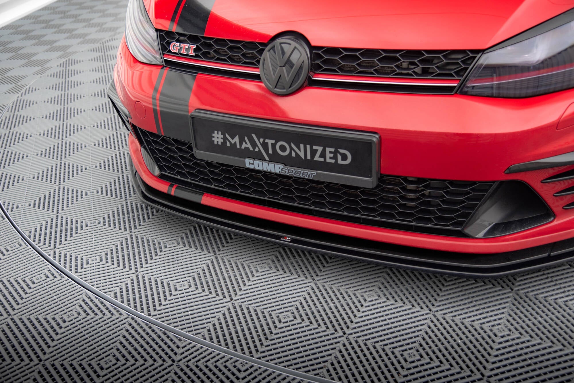 Maxton Design - Frontlippe für VW GOLF Mk7 GTI CLUBSPORT - Aerowerk.