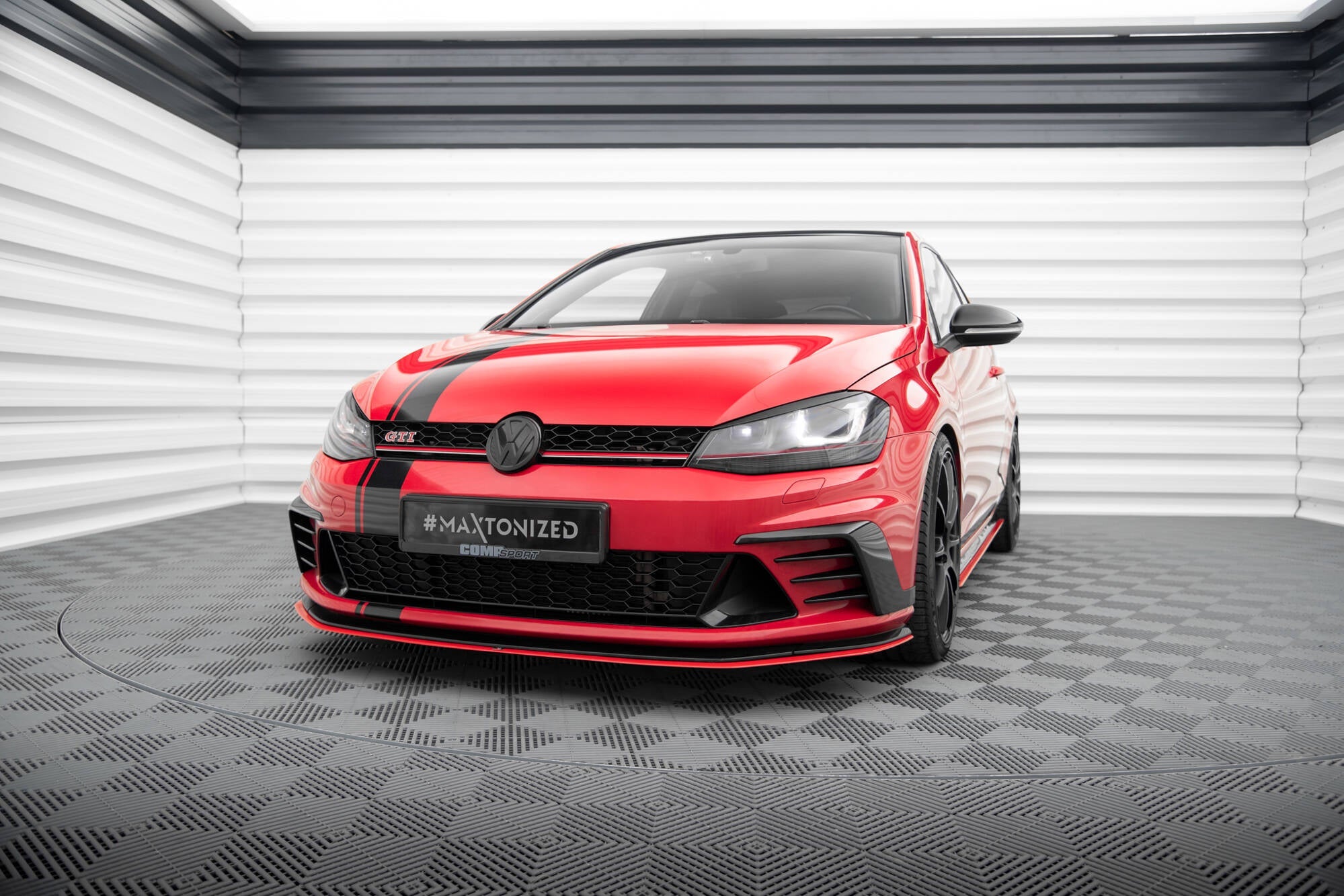 Maxton Design - Frontlippe für VW GOLF Mk7 GTI CLUBSPORT - Aerowerk.
