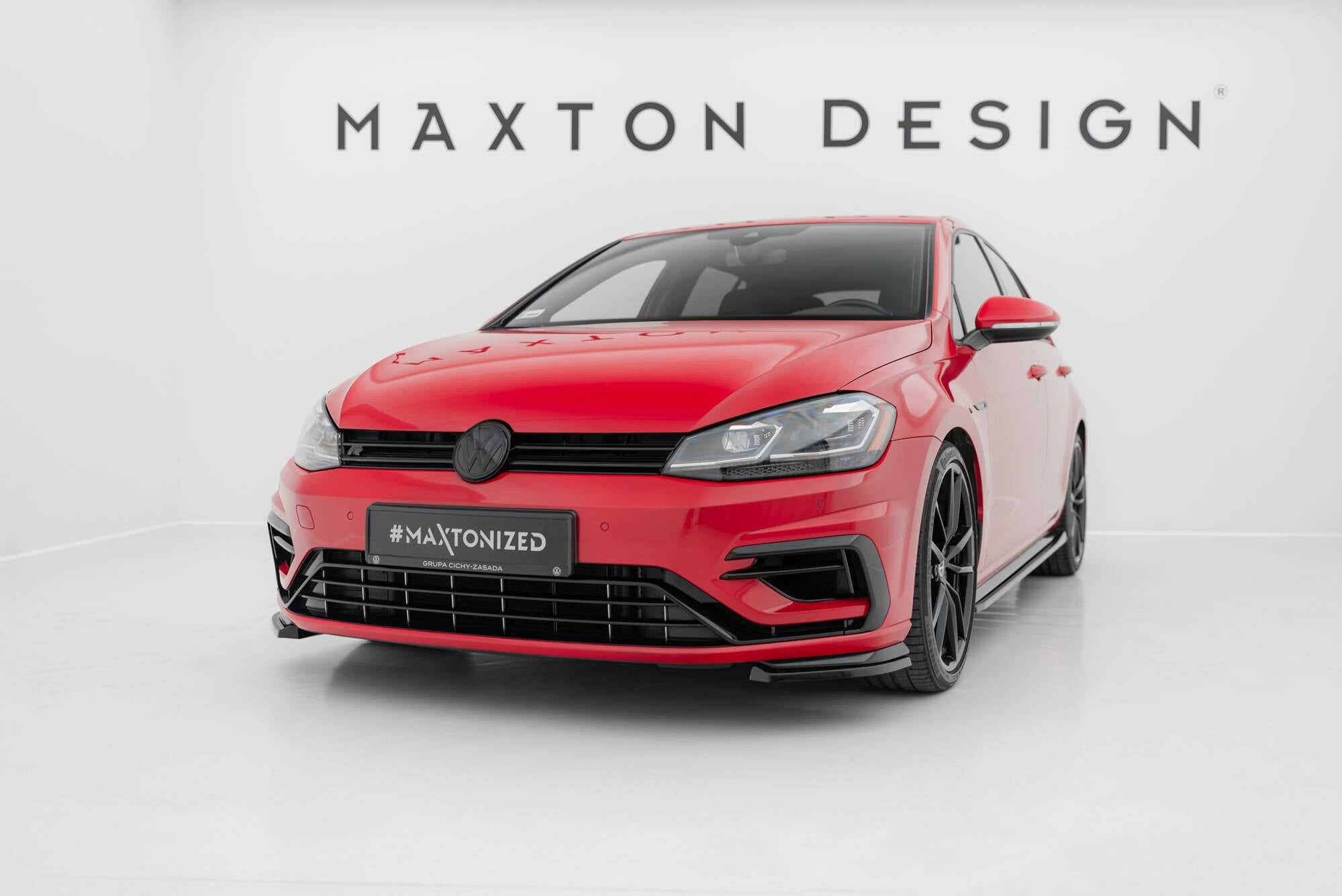 Maxton Design - Frontlippe für VW Golf R / R - Line Mk7 Facelift - Aerowerk.