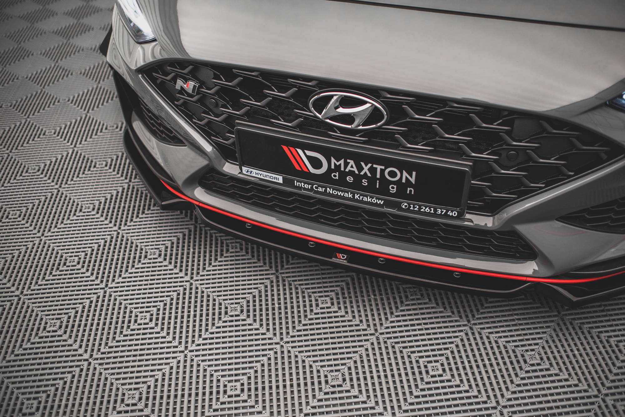 Maxton Design - Frontlippe V1 +Flaps für Hyundai I30 N Hatchback/Fastback Mk3 Facelift - Aerowerk.