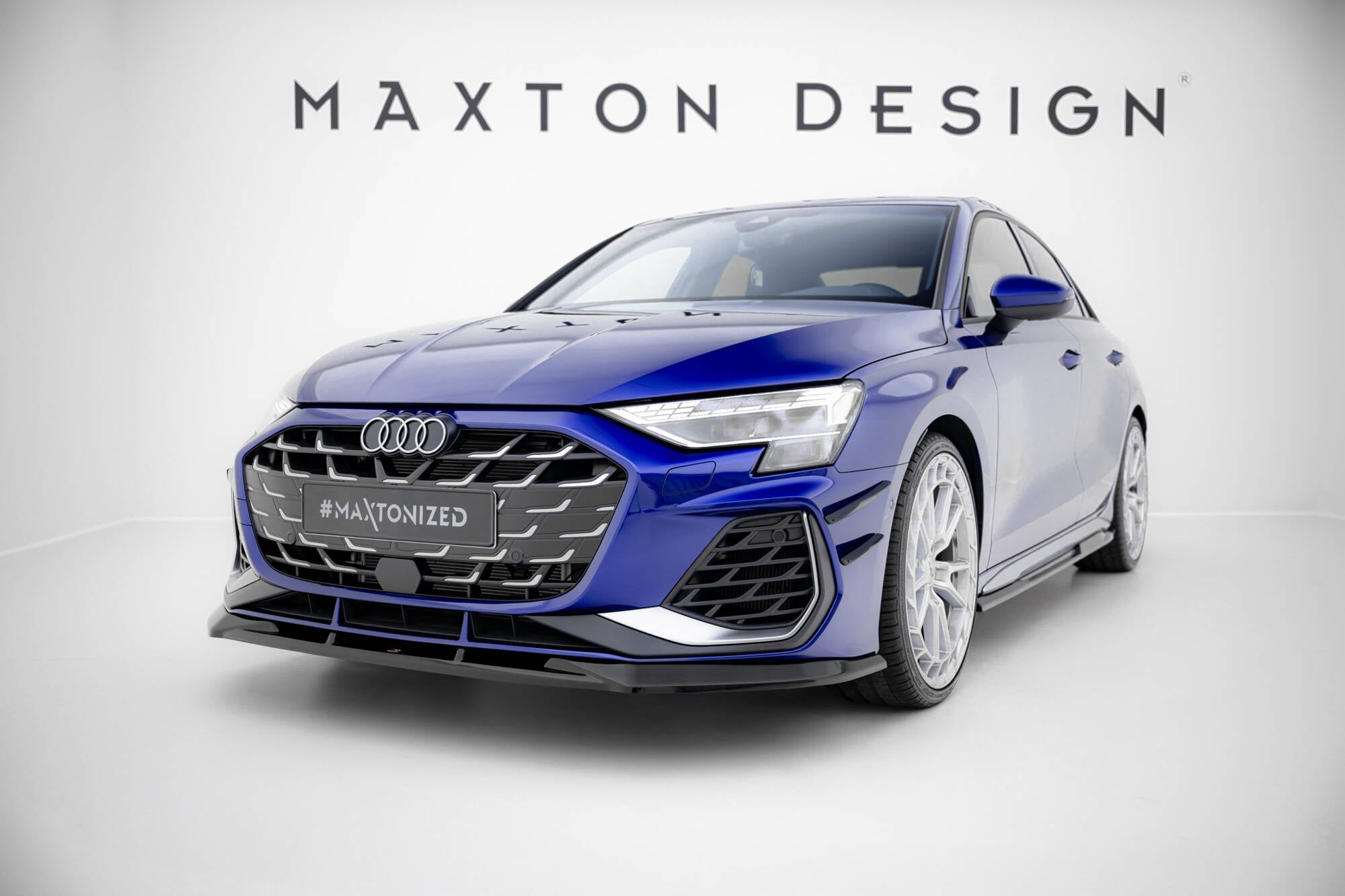 Maxton Design - Frontlippe V1 für Audi A3 S - Line Limousine / S3 Limousine 8Y Facelift - Aerowerk.