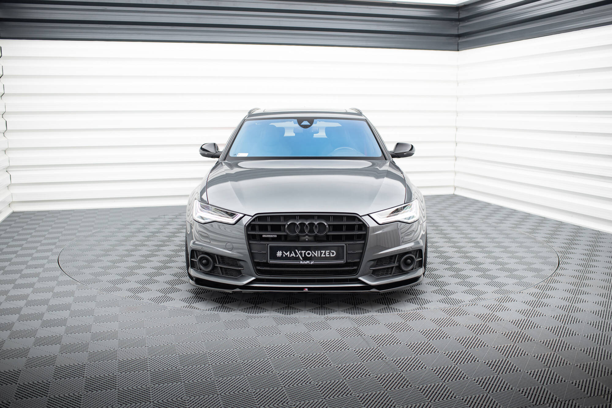 Maxton Design - Frontlippe V1 für Audi A6 / A6 C7 S - line/ S6 C7 Facelift - Aerowerk.