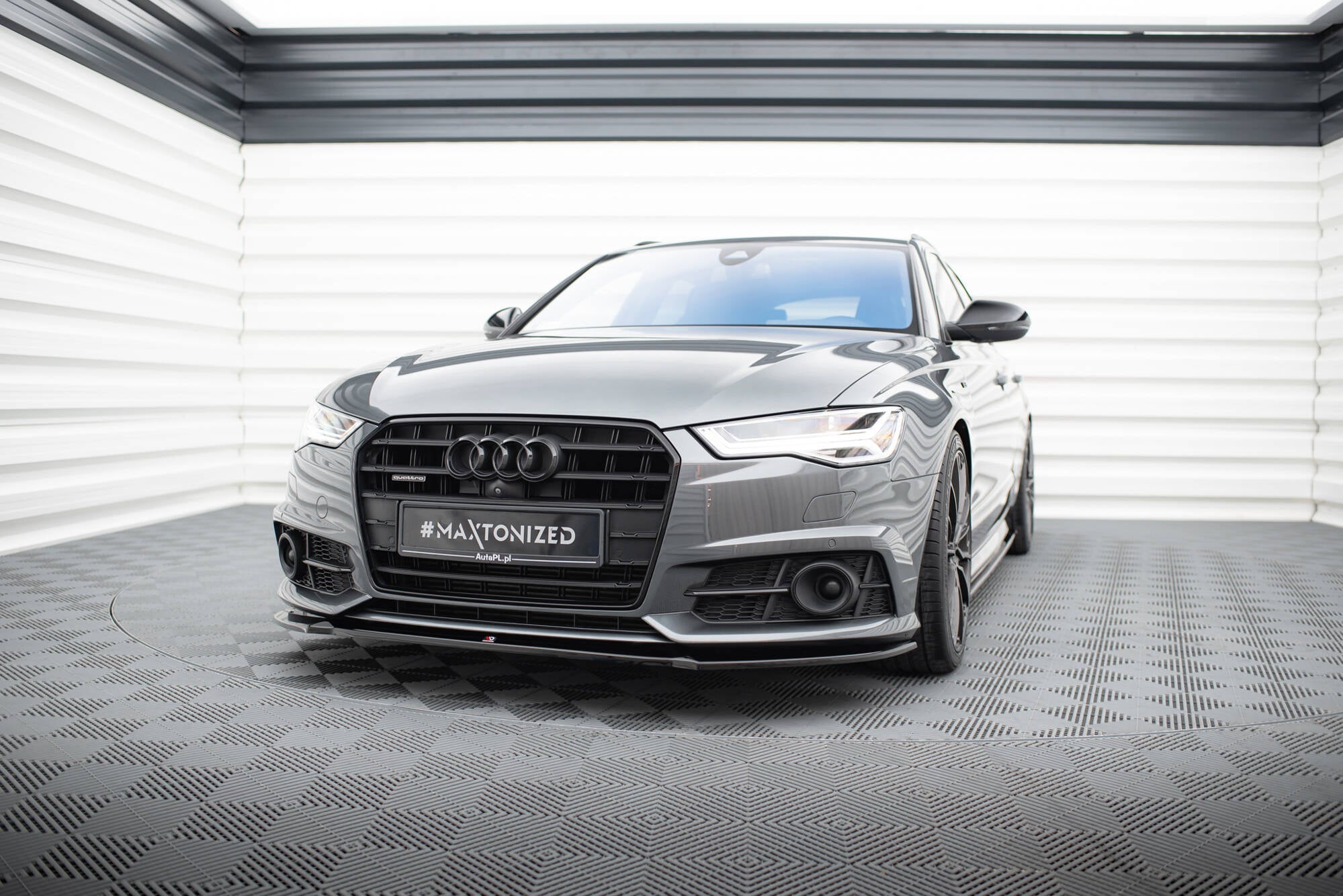 Maxton Design - Frontlippe V1 für Audi A6 / A6 C7 S - line/ S6 C7 Facelift - Aerowerk.