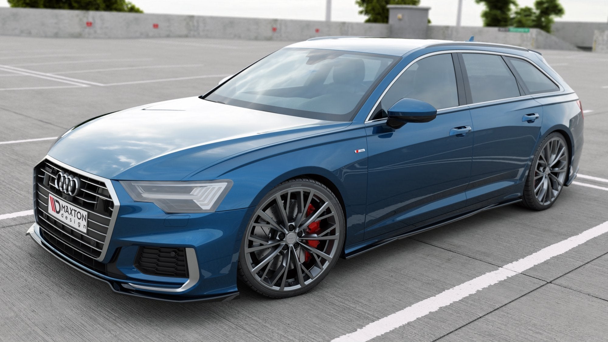 Maxton Design - Frontlippe V1 für Audi A6 S - Line / S6 C8 / C8 Facelift - Aerowerk.