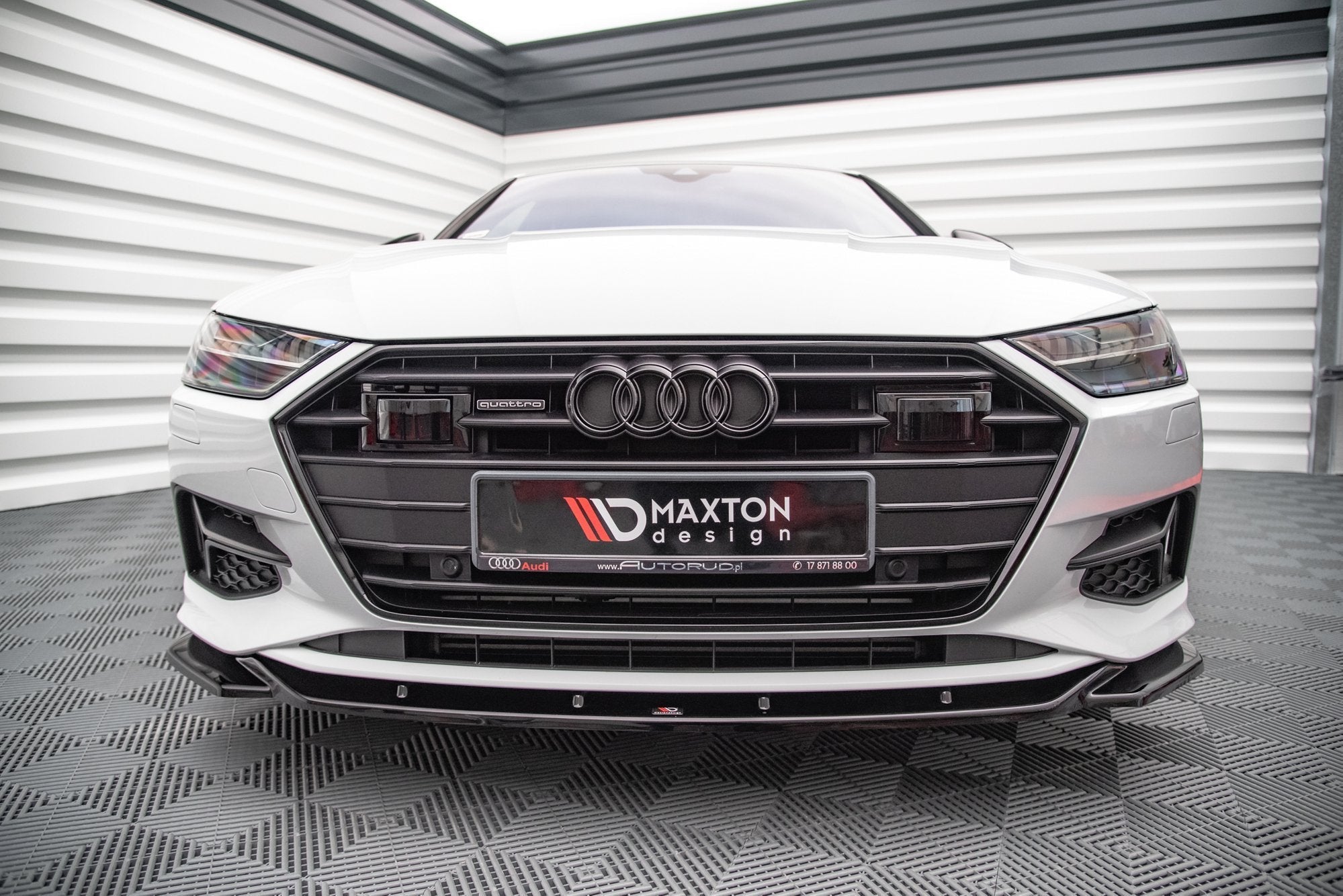 Maxton Design - Frontlippe V1 für Audi A7 C8 - Aerowerk.