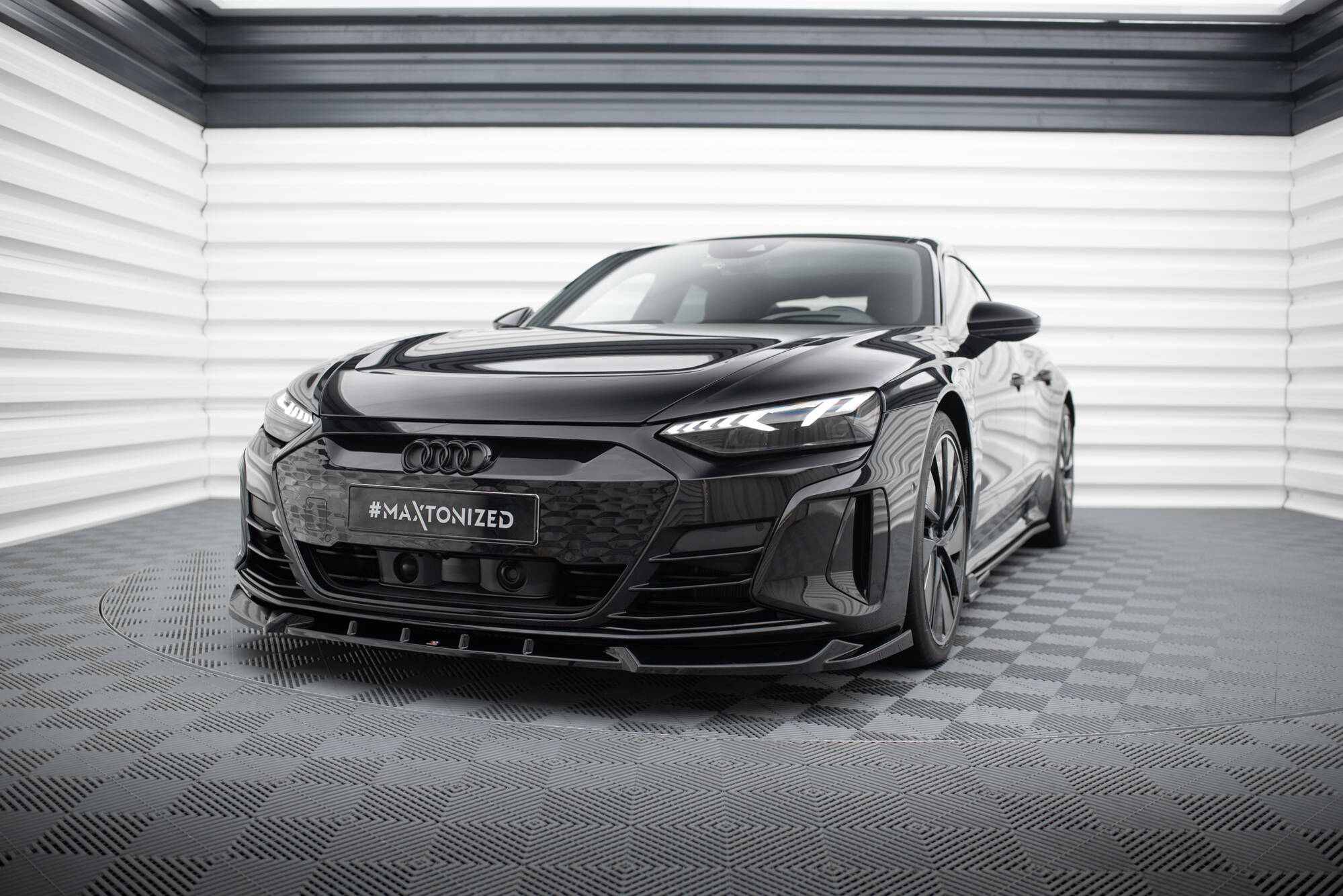 Maxton Design - Frontlippe V1 für Audi e - Tron GT / RS GT Mk1 - Aerowerk.