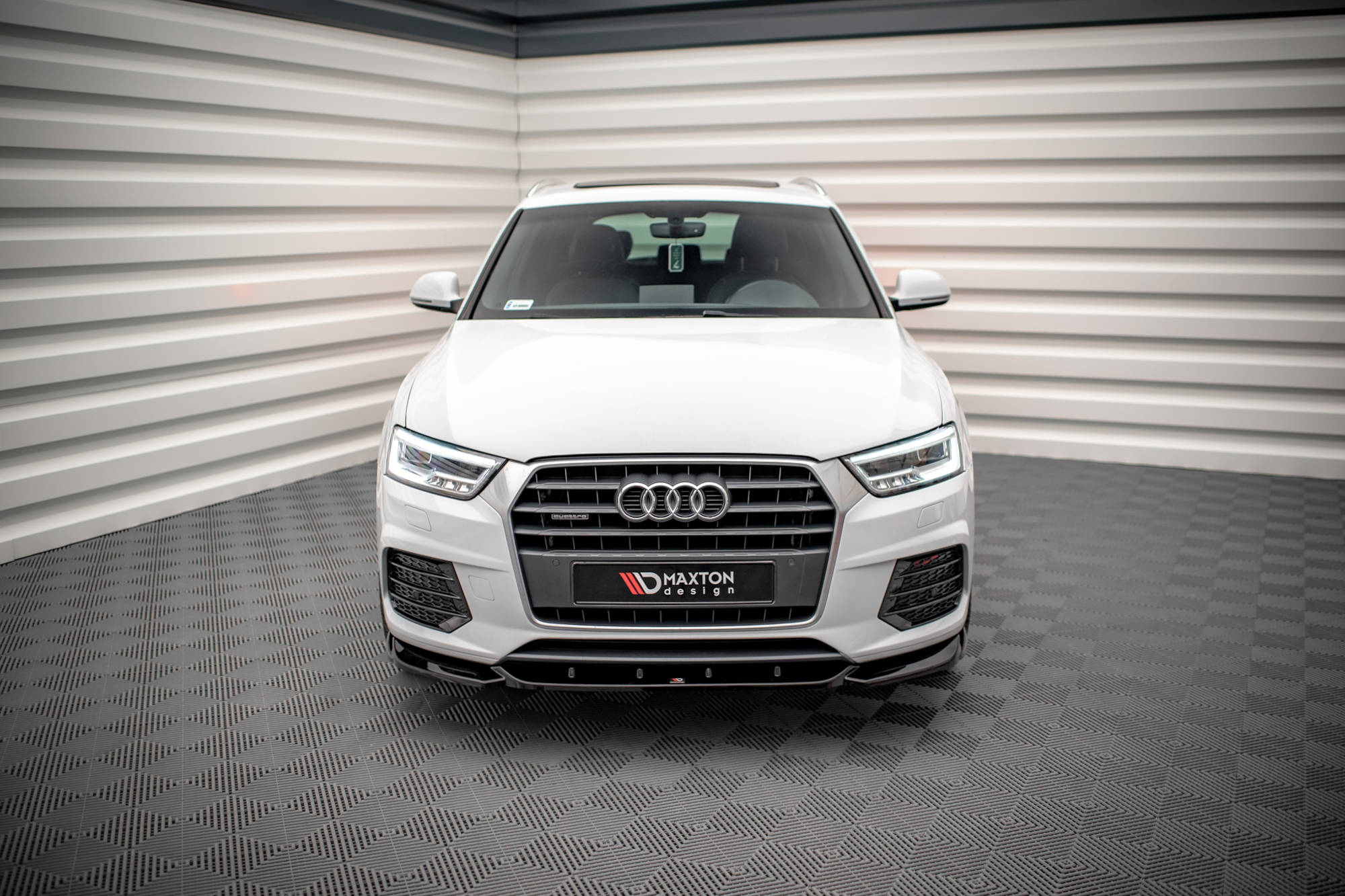 Maxton Design - Frontlippe V1 für Audi Q3 Sport 8U Facelift - Aerowerk.