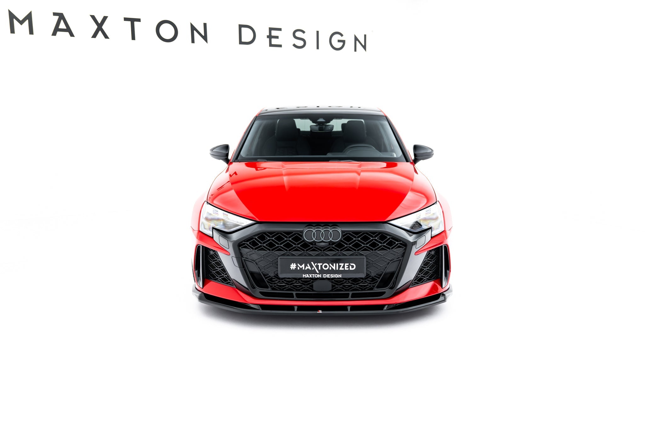 Maxton Design - Frontlippe V1 für Audi RS3 Limousine 8Y Facelift - Aerowerk.