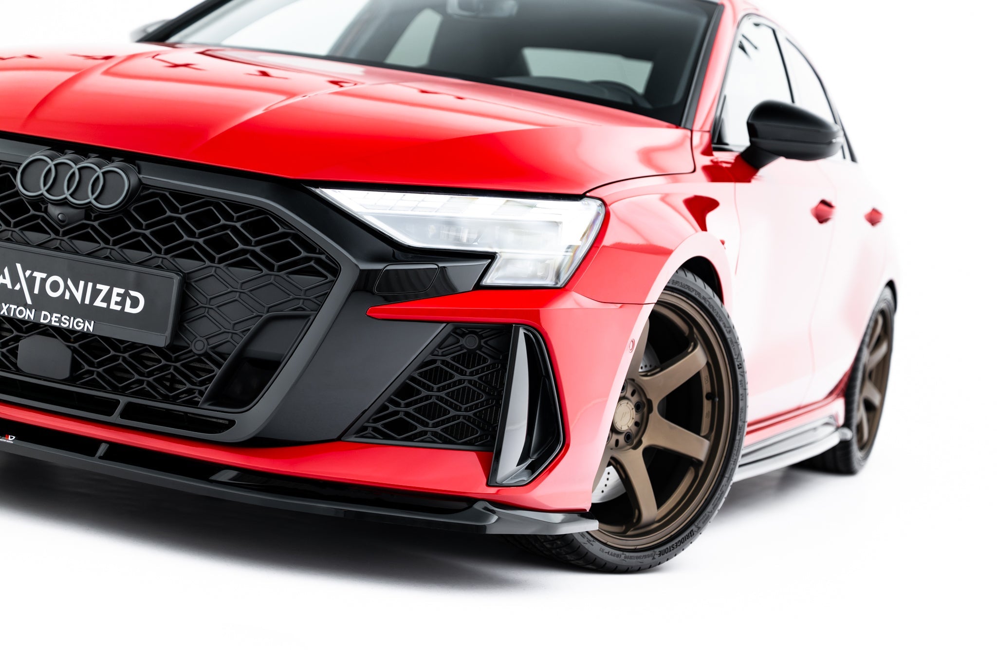 Maxton Design - Frontlippe V1 für Audi RS3 Limousine 8Y Facelift - Aerowerk.