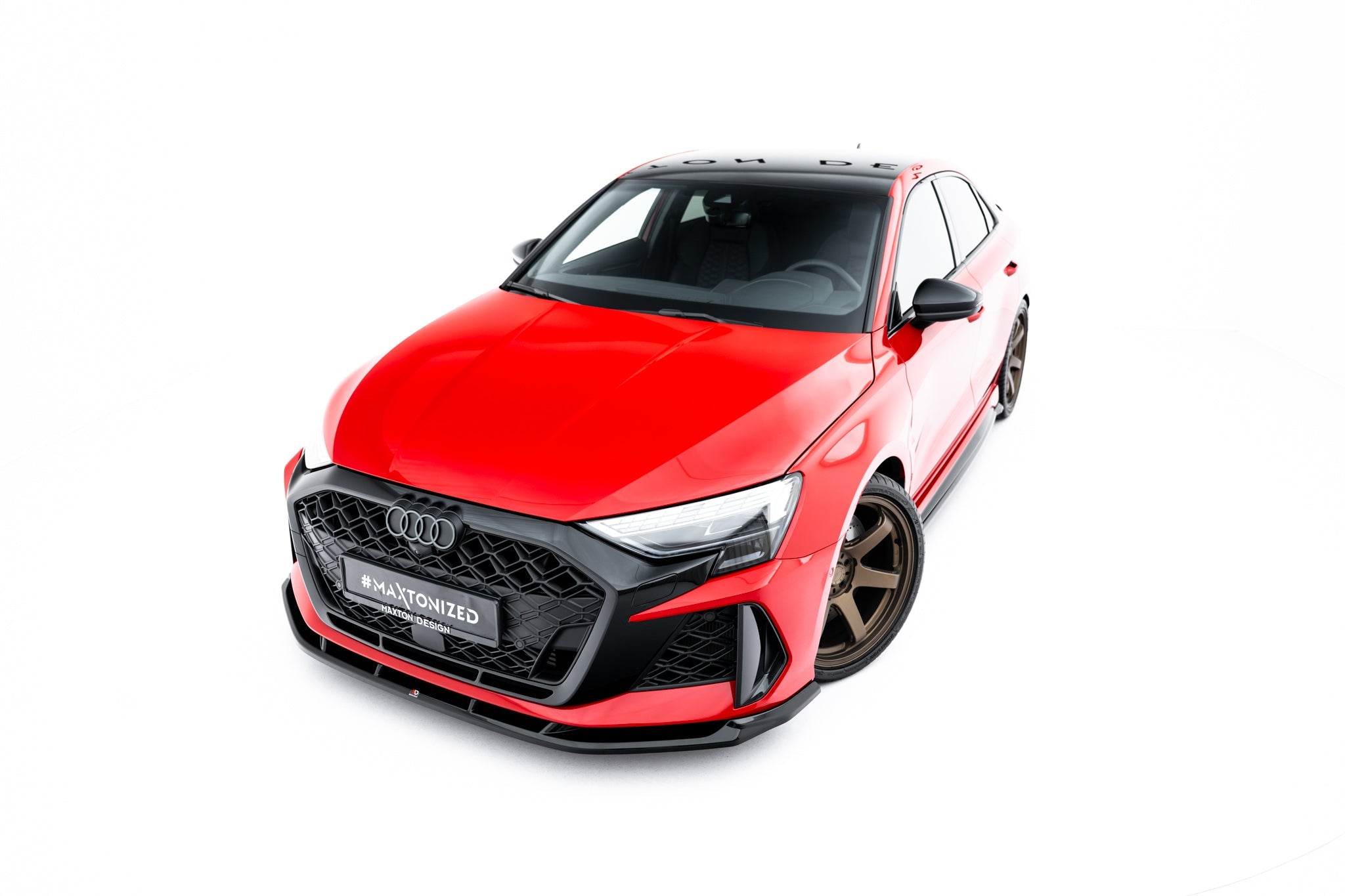 Maxton Design - Frontlippe V1 für Audi RS3 Limousine 8Y Facelift - Aerowerk.