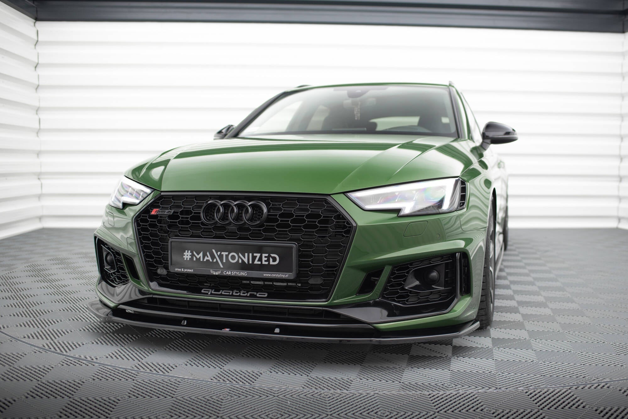 Maxton Design - Frontlippe V1 für Audi RS4 B9 - Aerowerk.