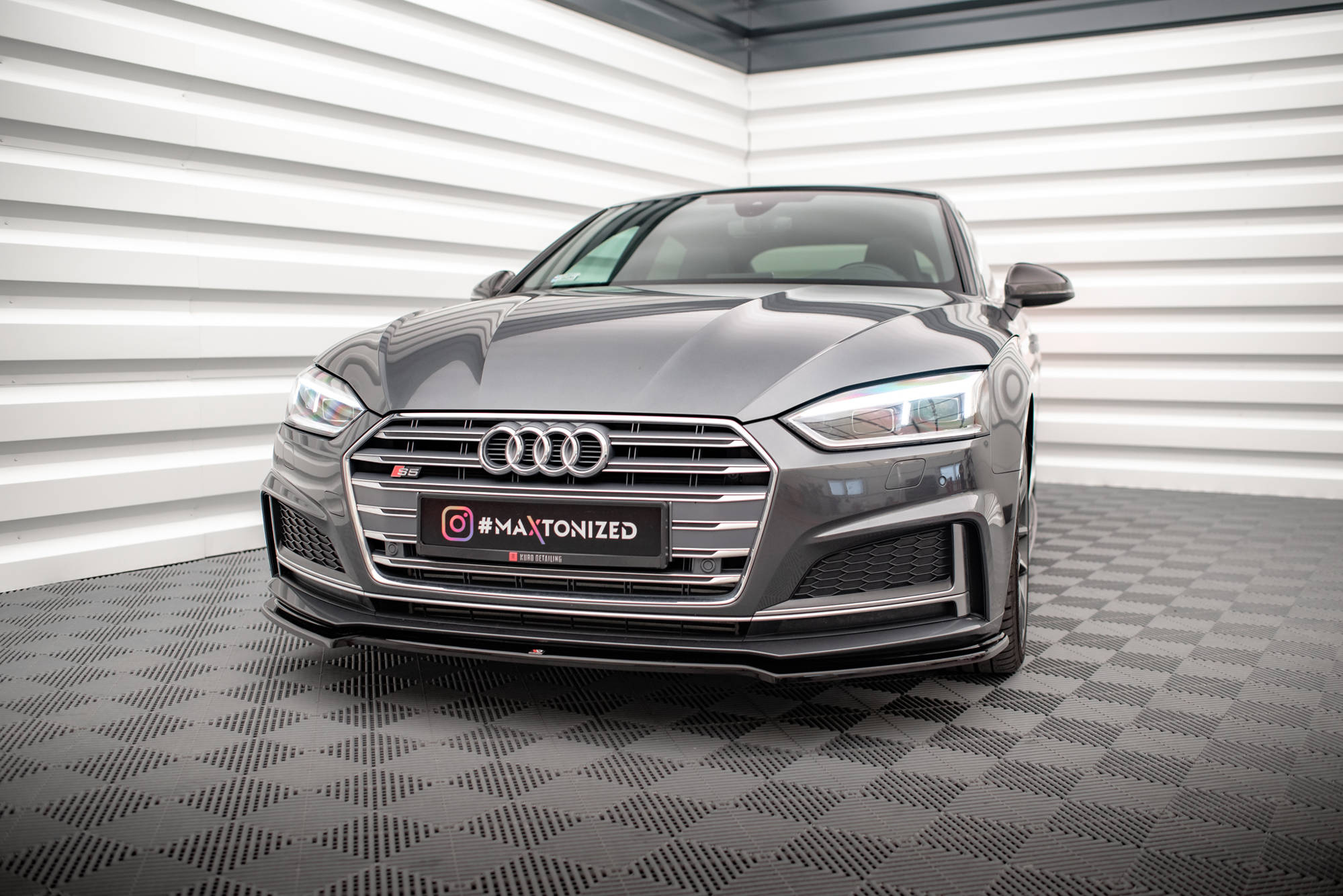Maxton Design - Frontlippe V1 für Audi S5 / A5 S - Line F5 Coupe / Sportback - Aerowerk.