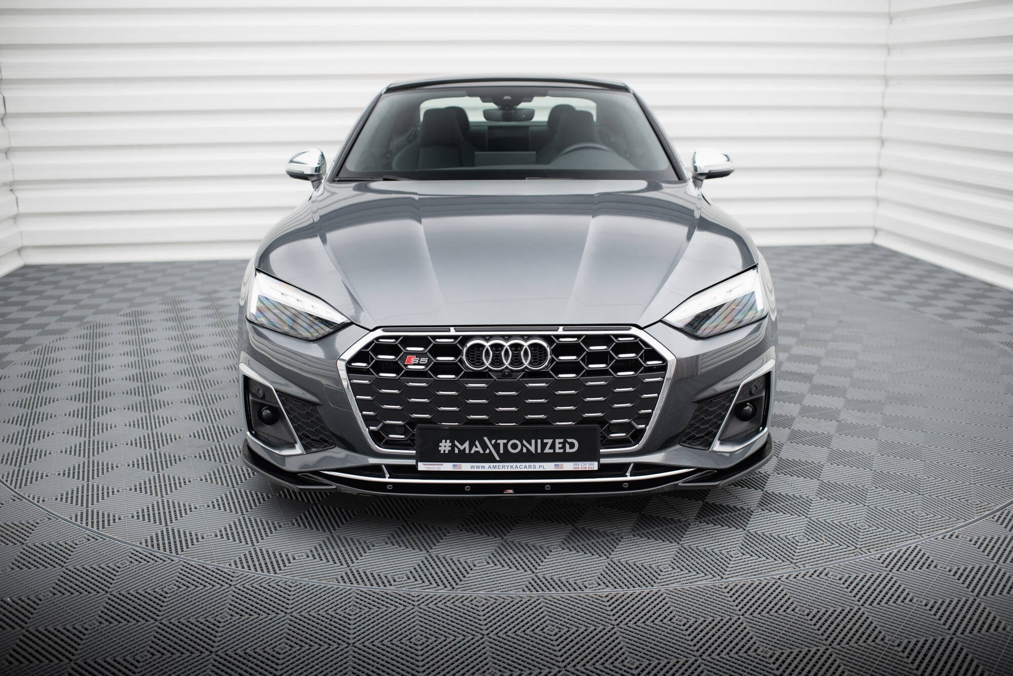 Maxton Design - Frontlippe V1 für Audi S5 / A5 S - Line F5 Facelift - Aerowerk.