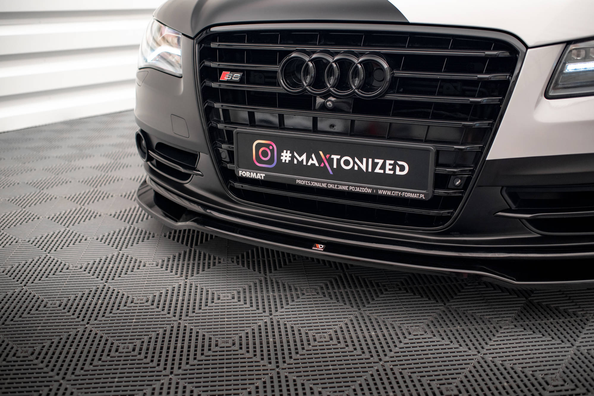 Maxton Design - Frontlippe V1 für Audi S8 D4 - Aerowerk.