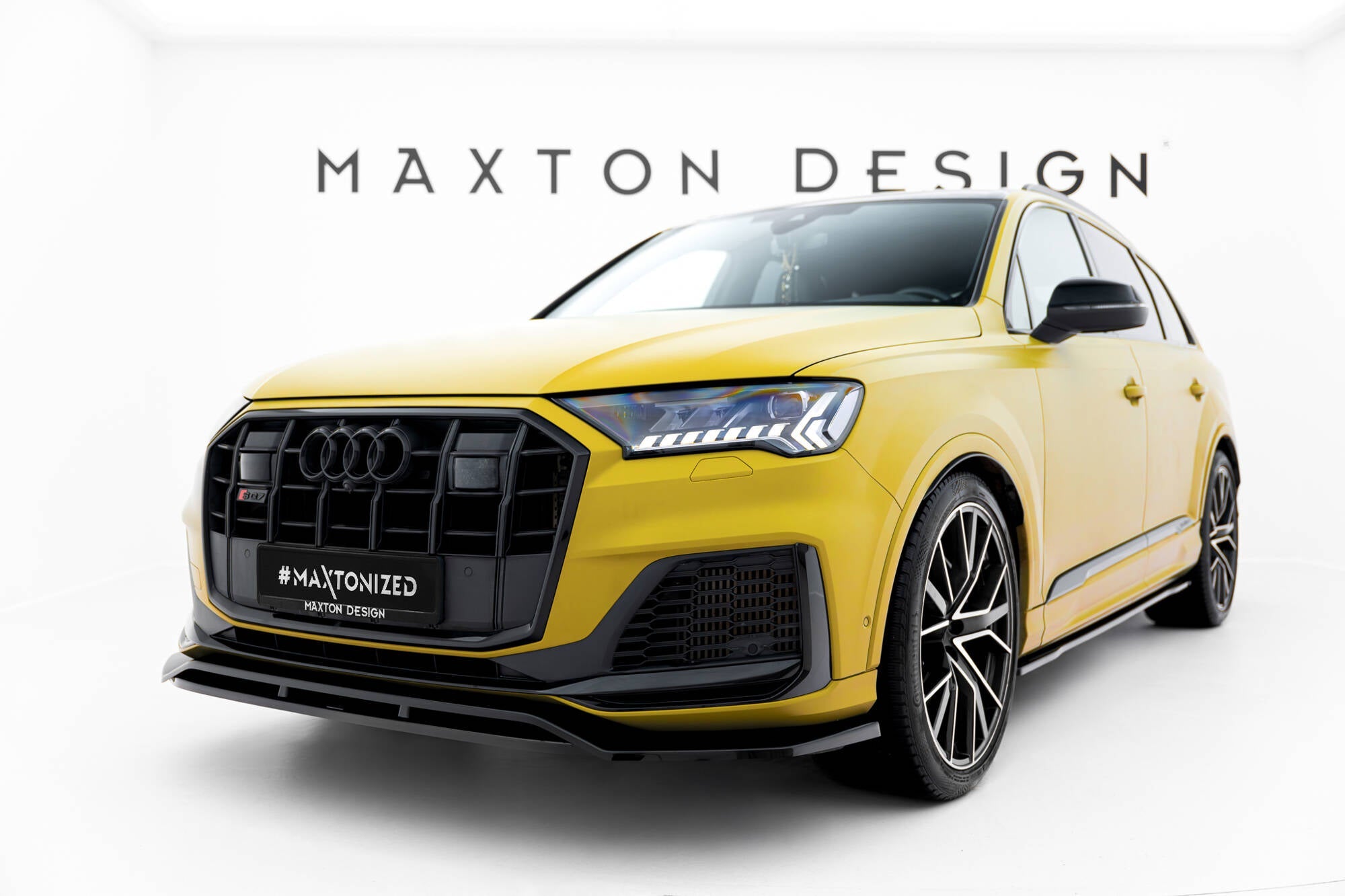 Maxton Design - Frontlippe V1 für Audi SQ7 /Q7 S - Line Mk2 (4M) Facelift - Aerowerk.