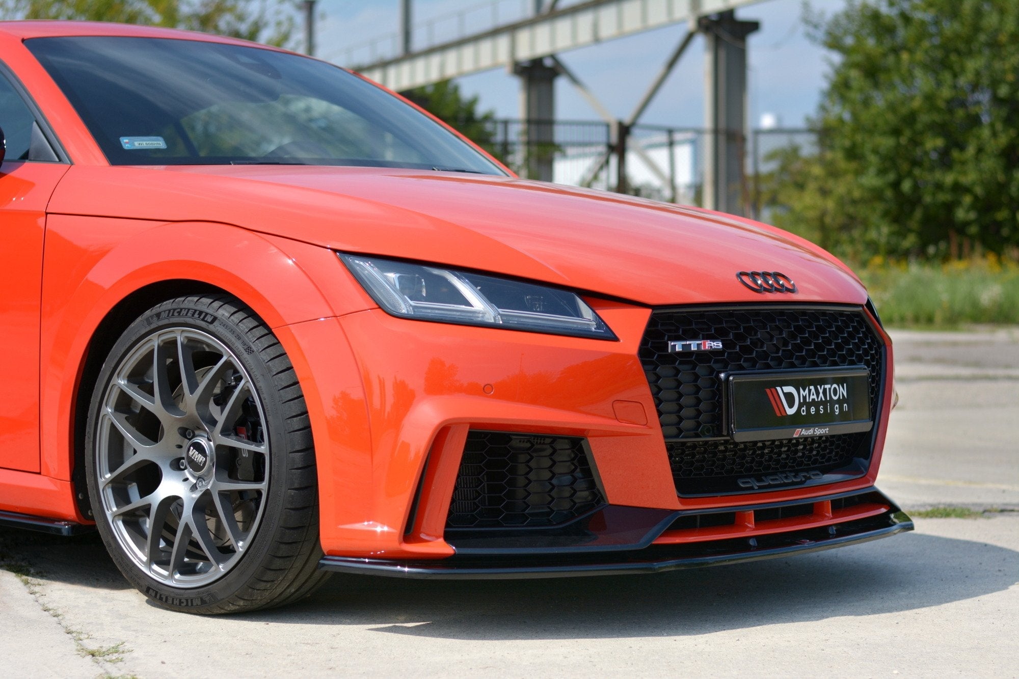 Maxton Design - Frontlippe V1 für Audi TT RS 8S - Aerowerk.
