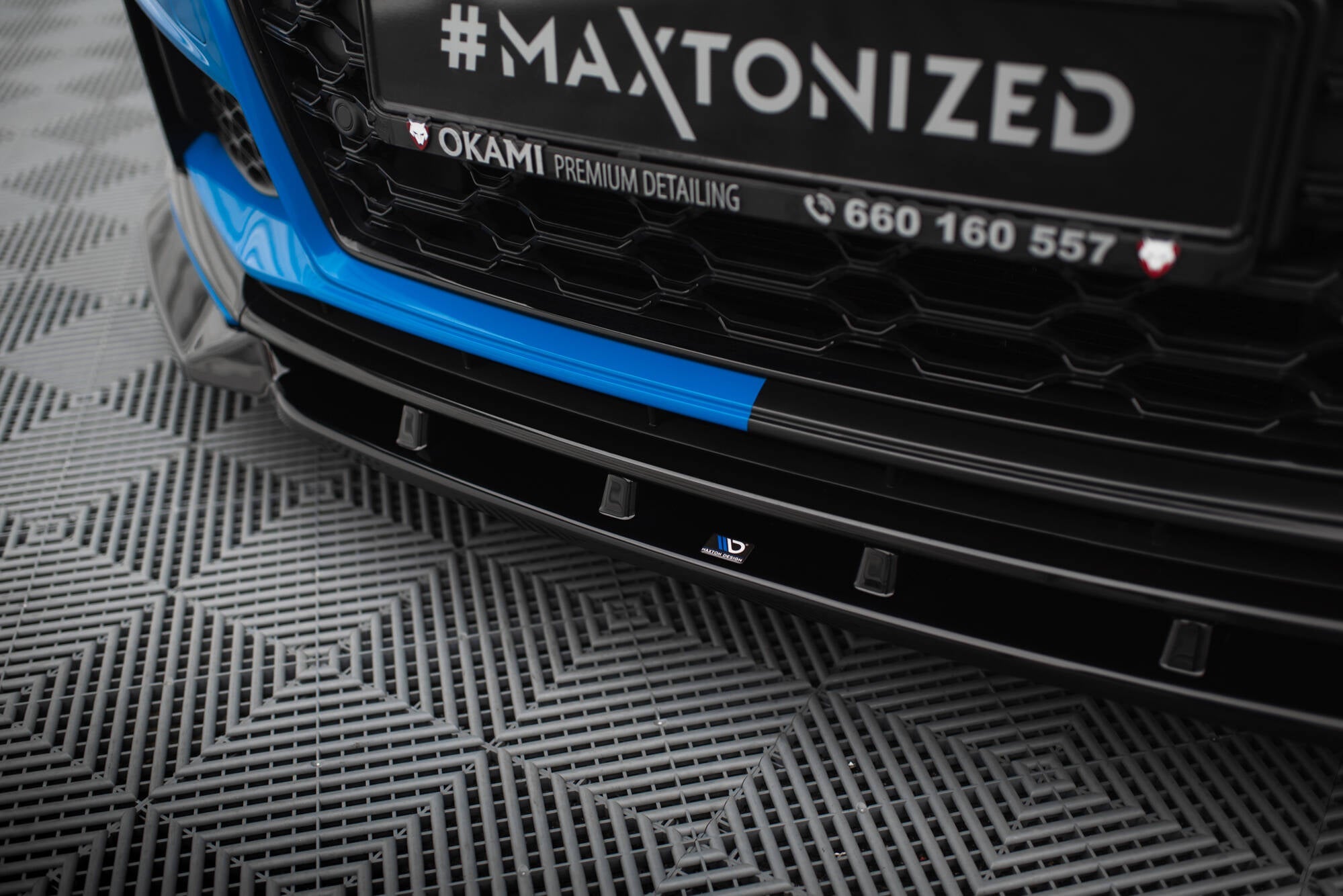 Maxton Design - Frontlippe V1 für Audi TT S / TT S - Line 8S Facelift - Aerowerk.