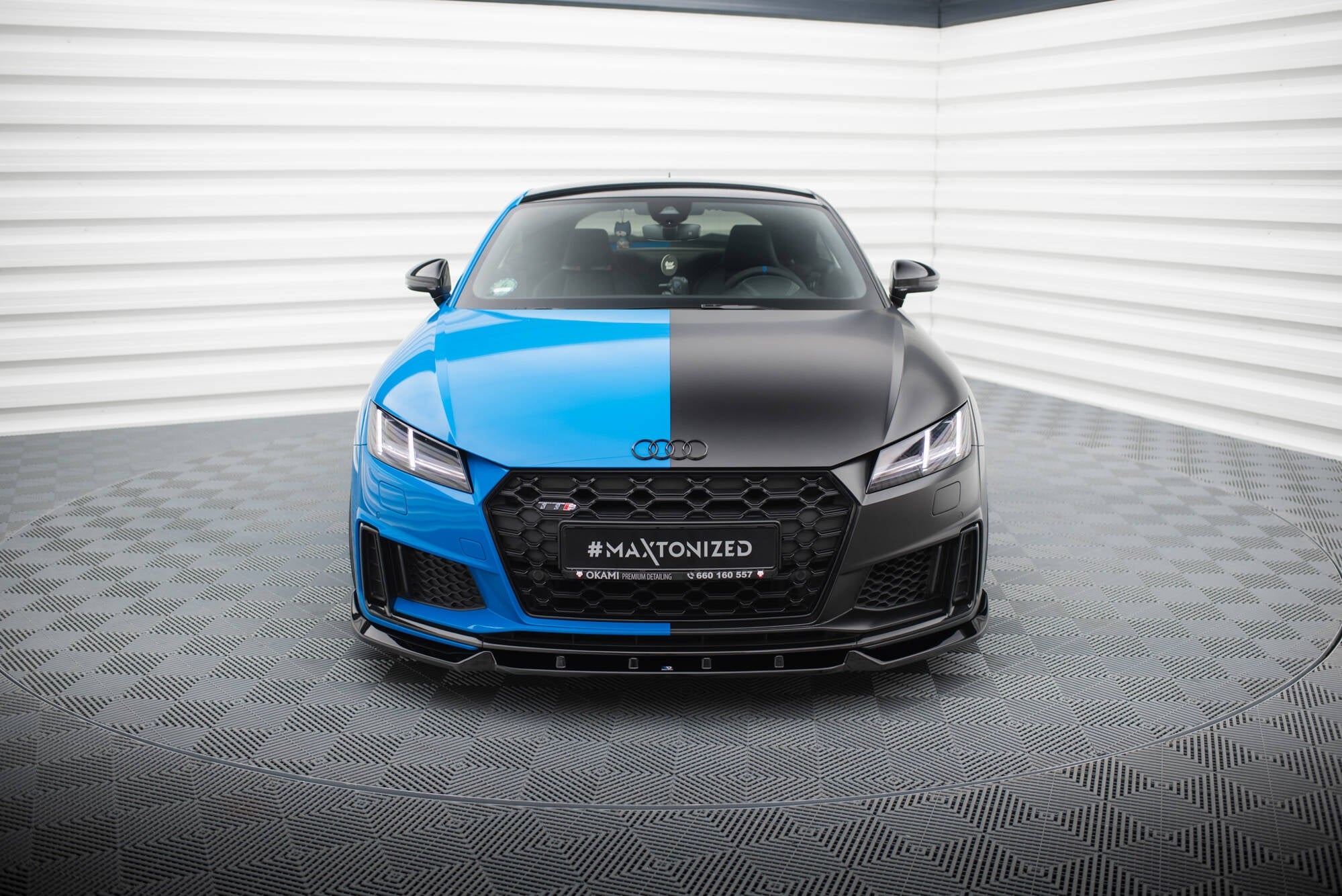 Maxton Design - Frontlippe V1 für Audi TT S / TT S - Line 8S Facelift - Aerowerk.