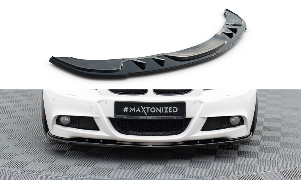 Maxton Design - Frontlippe V1 für BMW 3er Limousine / Touring M - Paket E90 / E91 Facelift - Aerowerk.