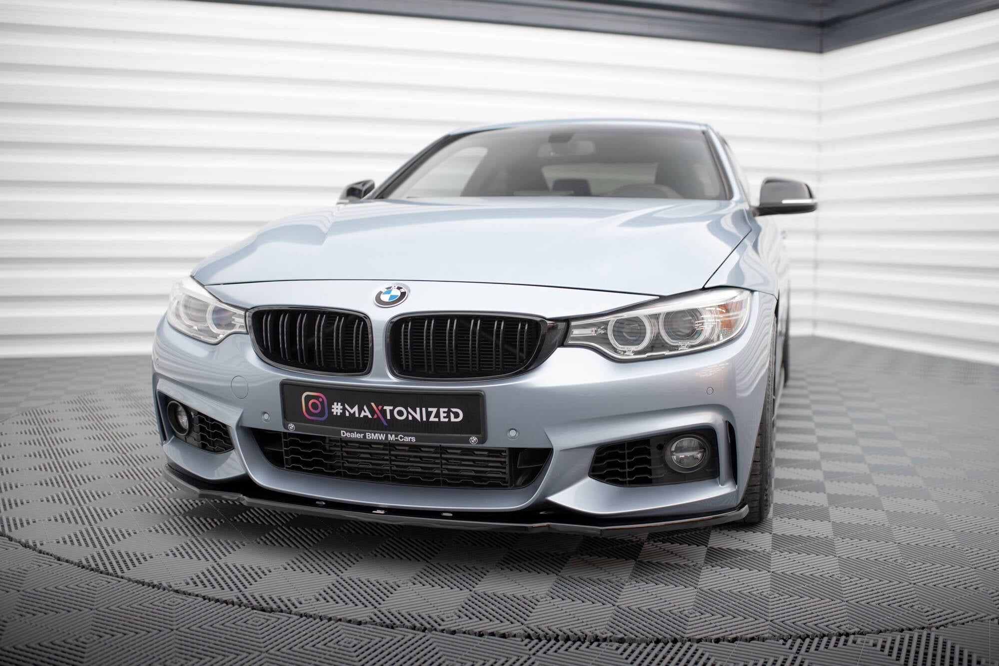 Maxton Design - Frontlippe V1 für BMW 4er Coupe / Gran Coupe / Cabrio M - Paket F32 / F36 / F33 - Aerowerk.