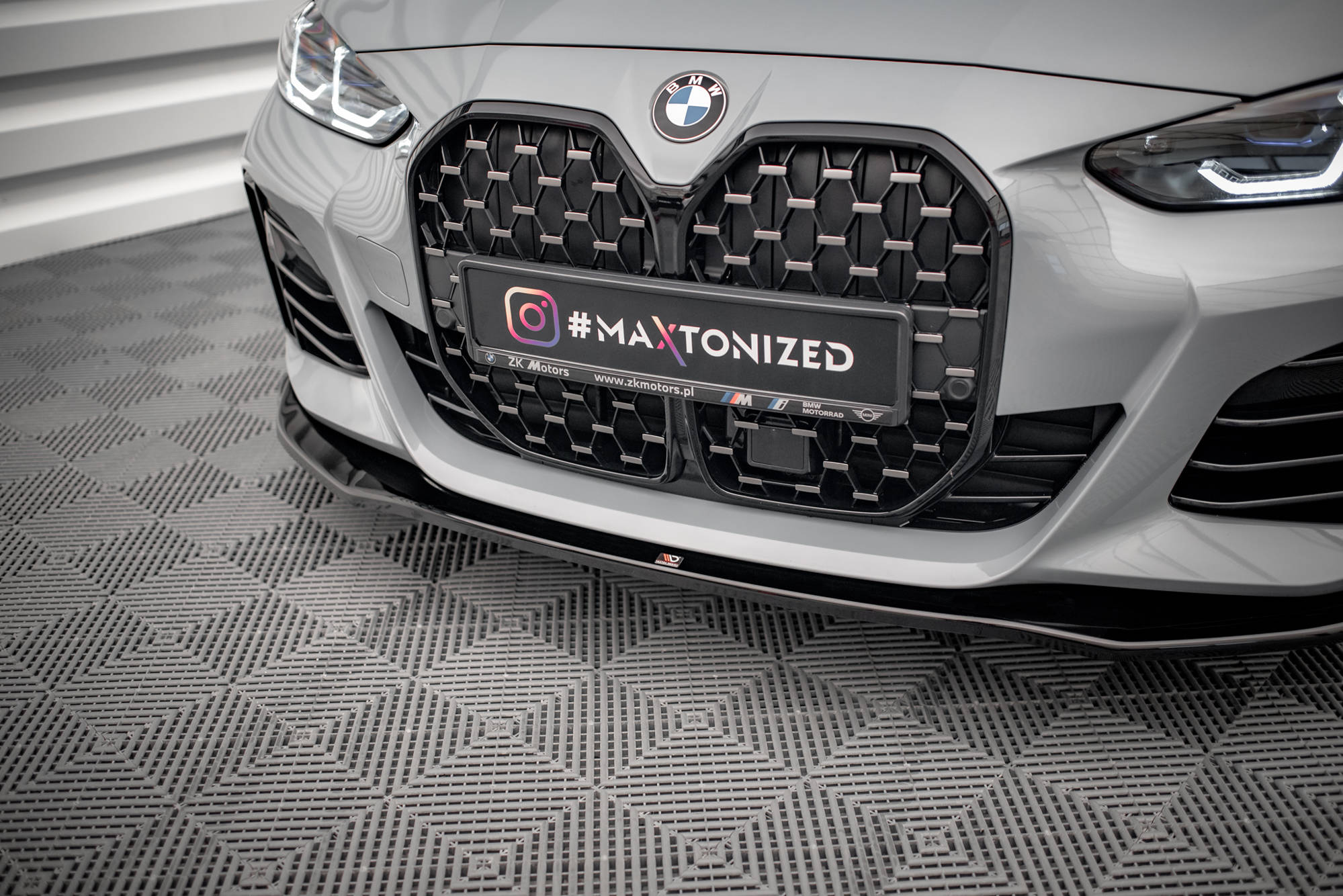 Maxton Design - Frontlippe V.1 für BMW 4er / i4 Gran Coupe M - Paket / M440i G26 - Aerowerk.