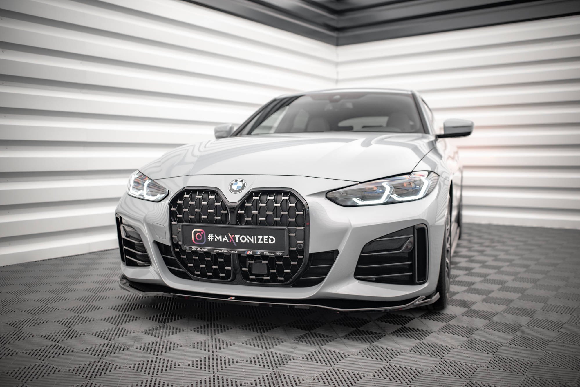 Maxton Design - Frontlippe V.1 für BMW 4er / i4 Gran Coupe M - Paket / M440i G26 - Aerowerk.